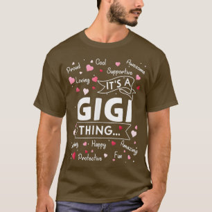 Camiseta É uma coisa gigante Engraçada que diz "vovó linda 