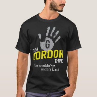 Camiseta É uma coisa GORDON que você não entenderia