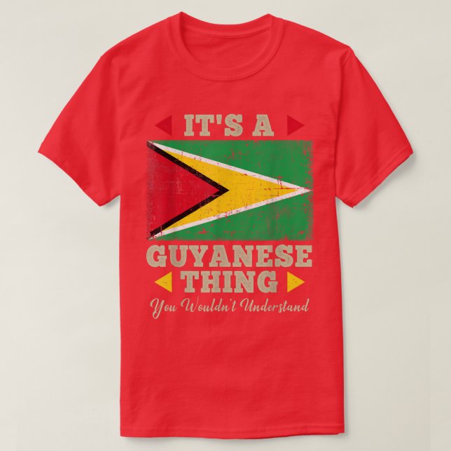 Camiseta É uma coisa guianense que você não entenderia Guya (Frente do Design)