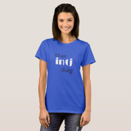 Camiseta é uma coisa intj