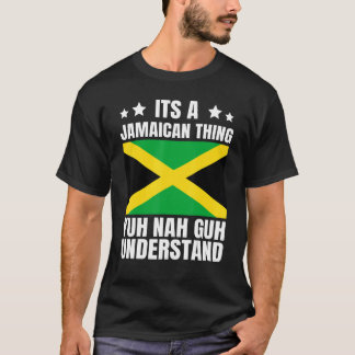 Camiseta É uma coisa jamaicana que banaliza as raízes jamai
