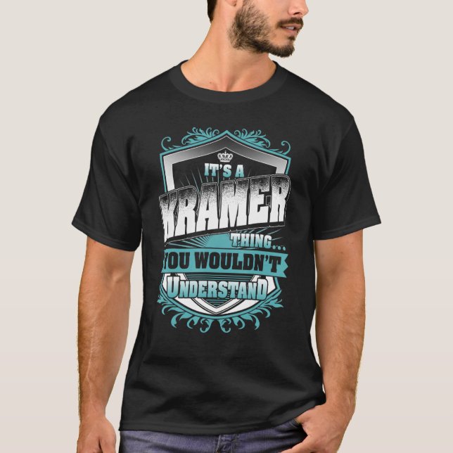 Camiseta É uma coisa KRAMER que você não entenderia. (Frente)