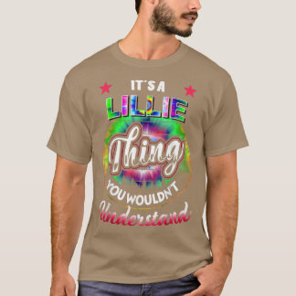 Camiseta É uma coisa Lillie - Tie Dye 60s 70s Hippie Lilli