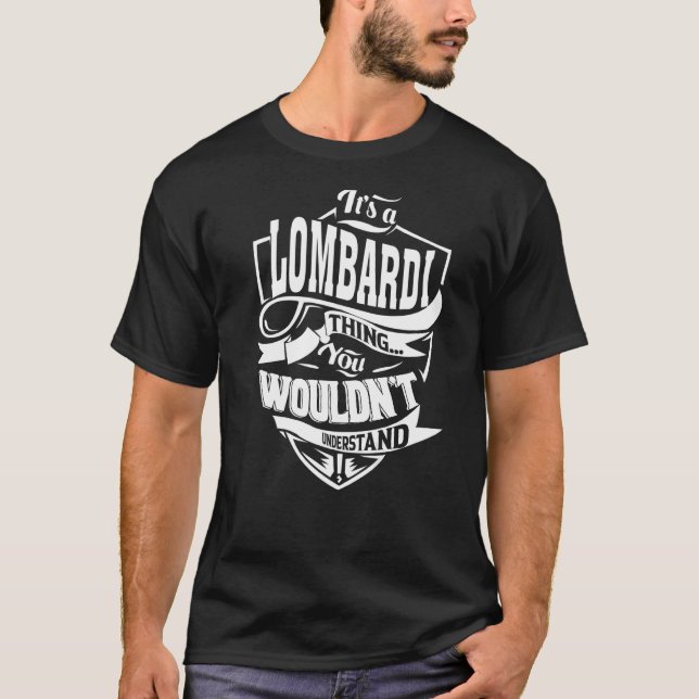 Camiseta É uma coisa LOMBARDI (Frente)