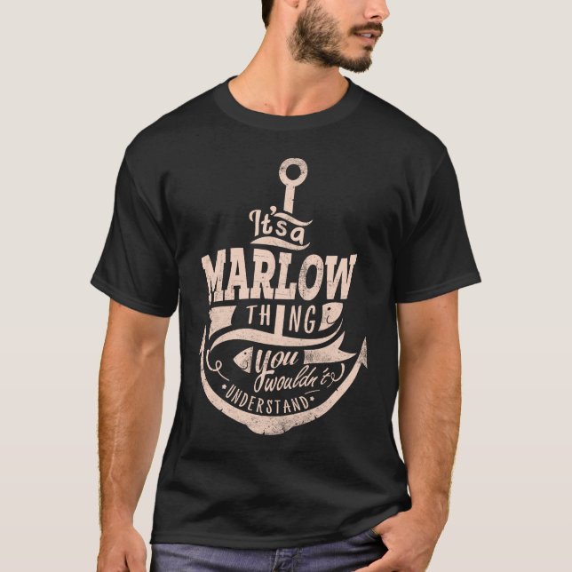 Camiseta É uma coisa MARLOW, você não entenderia (Frente)