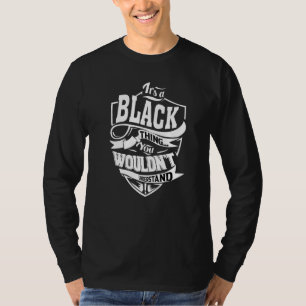 Camiseta É uma coisa negra