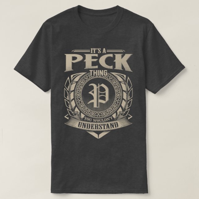 Camiseta É Uma Coisa PECK Que Você Não Entenderia O Nome Vi (Frente do Design)