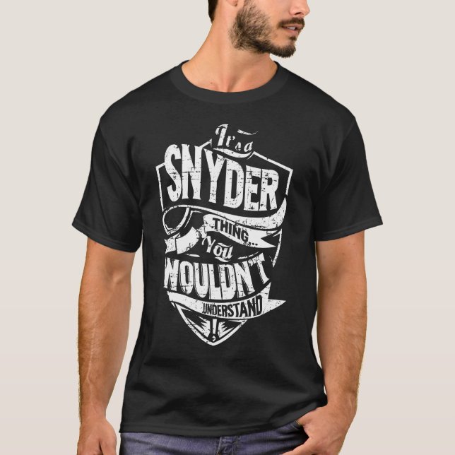 Camiseta É uma coisa SNYdER (Frente)