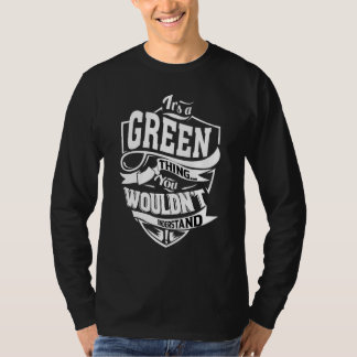 Camiseta É uma coisa verde