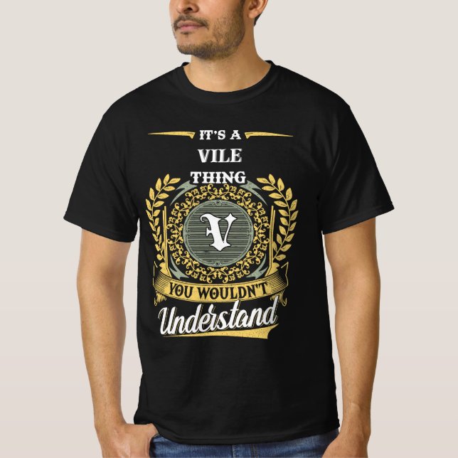 Camiseta É uma Coisa Vil que Você Não Entenderia (Frente)