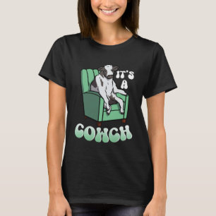 Camiseta É uma Comédia de Móveis Bovinos Cowch Vaca Gra