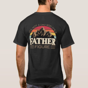 Camiseta É uma figura paterna (Trás) Pai Engraçado Vin