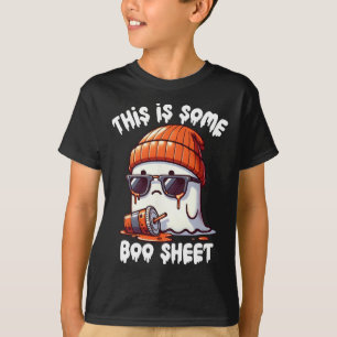 Camiseta É Uma Folha Engraçada Ghost Spooky Season Hallow?