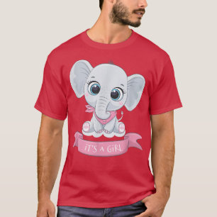 Camiseta É uma garota do time do partido Revelação de Sexo 