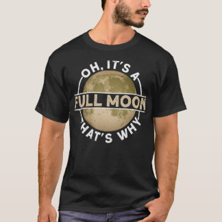 Camiseta É uma lua cheia