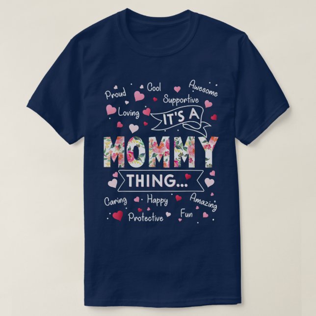 Camiseta É uma Mamãe Engraçada Dizendo que a vovó é bonita (Frente do Design)