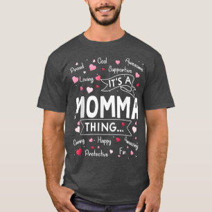 Camiseta É uma mamãe Engraçada Dizendo "Vovó Bonita Mama"