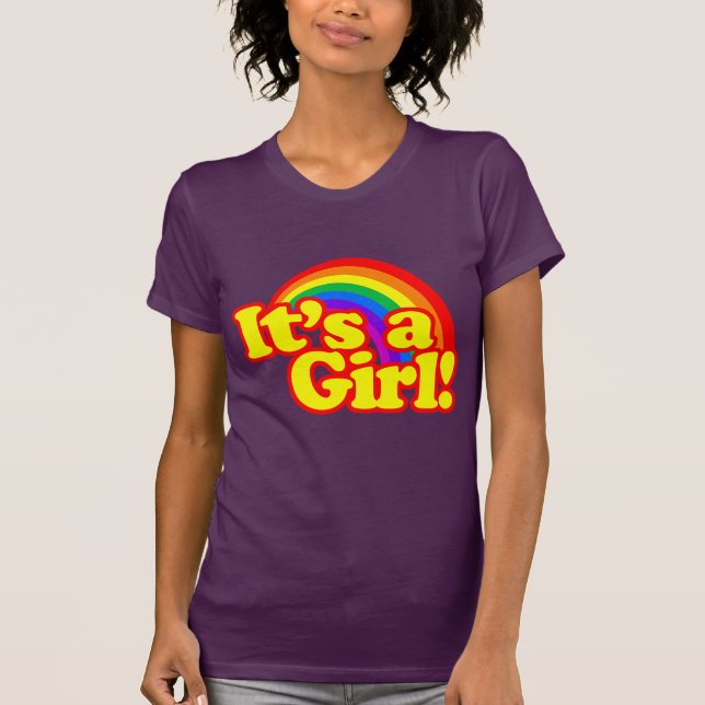 Camiseta É uma menina! (Frente)