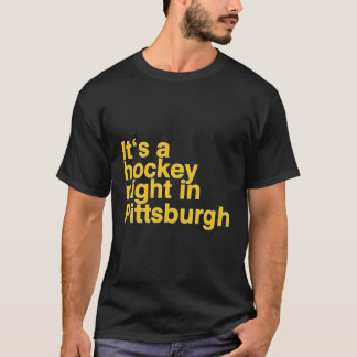 Camiseta É Uma Noite De Hóquei Em Pittsburgh