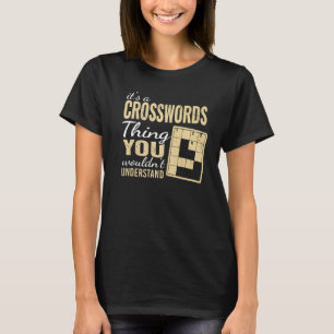 Camiseta É uma Palavra-Cruzada, Quebra-cabeça de Palavras-C