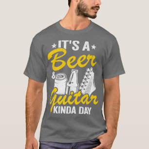 Camiseta É Uma Piada De Guitarras De Cerveja E Violão