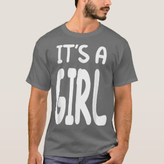 Camiseta É uma Revolução de Gênero de Bebê de Menina Rosa
