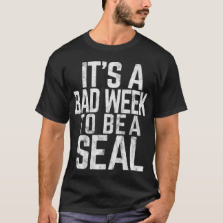 Camiseta É Uma Semana Má Ser Um Amante De Tubarão Engraçado