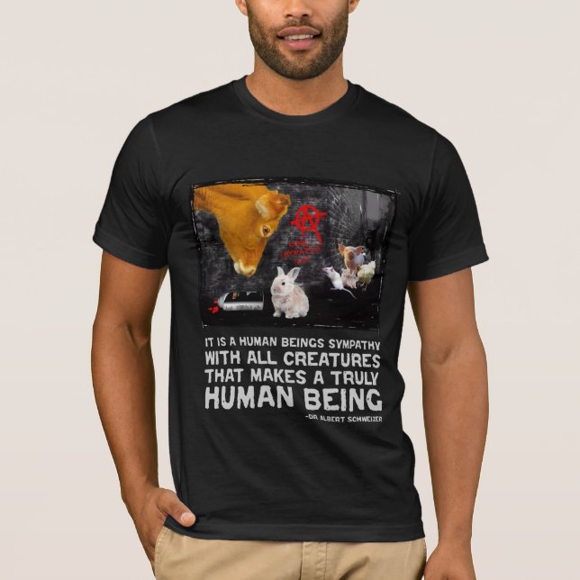 Camiseta É uma simpatia humana dos seres… (Frente)