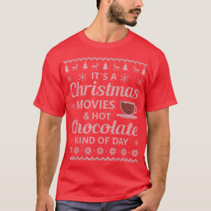 Camiseta É Uma Vaca De Natal Feia De Chocolate