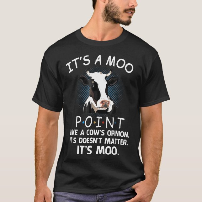 Camiseta É Uma Vaca Moo (Frente)