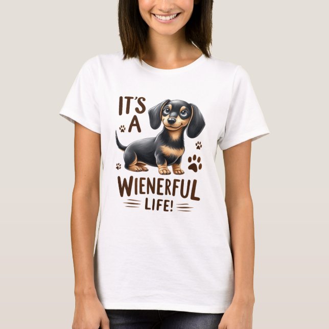 Camiseta É Uma Vida Wienerful (Frente)