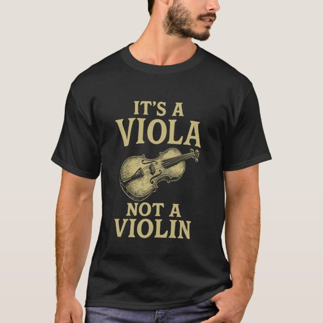Camiseta É uma viola não violino (Frente)
