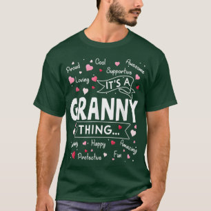 Camiseta É uma vovó Engraçada Dizendo "vovó linda mama"