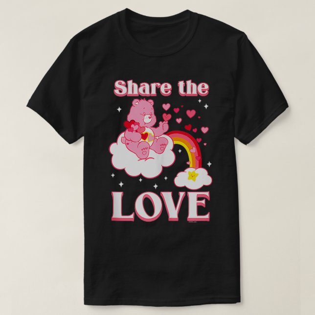 Camiseta e Ursos Compartilham o Amor (Frente do Design)