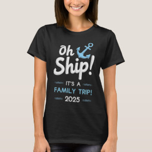 Camiseta É Viagem em Família 2025 Cruzeiro Familiar Combina