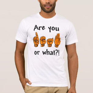 Camiseta É você surdo? T-shirt