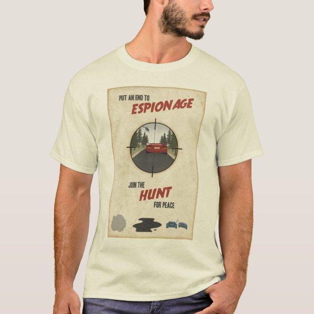 Camiseta É você um espião? (Frente)