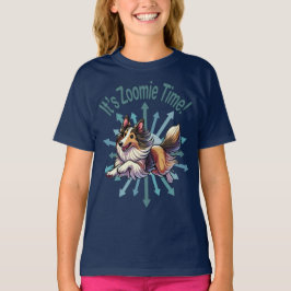 Camiseta É Zoomie Time Collie