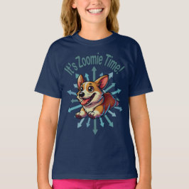 Camiseta É Zoomie Time Corgi