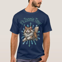 Camiseta É Zoomie Time Maine Coon Cat