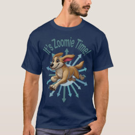 Camiseta É Zoomie Time Medium Tan Mutt