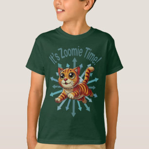 Camiseta É Zoomie Time Orange Tabby Cat