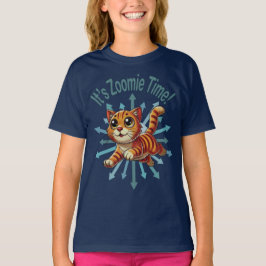 Camiseta É Zoomie Time Orange Tabby Cat