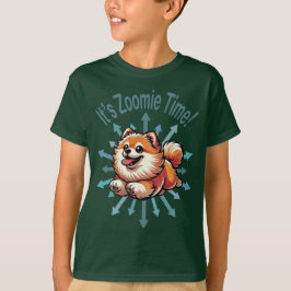 Camiseta É Zoomie Time Pomeranian