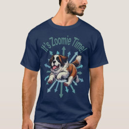 Camiseta É Zoomie Time Santo Bernard