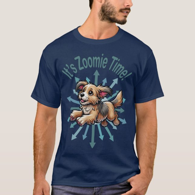 Camiseta É Zoomie Time Small Mutt (Frente)