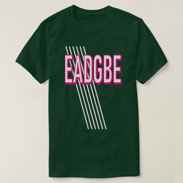 CAMISETA EADGBE1 (Frente do Design)