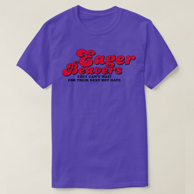 Camiseta Eager Beavers 1975 (Frente do Design)
