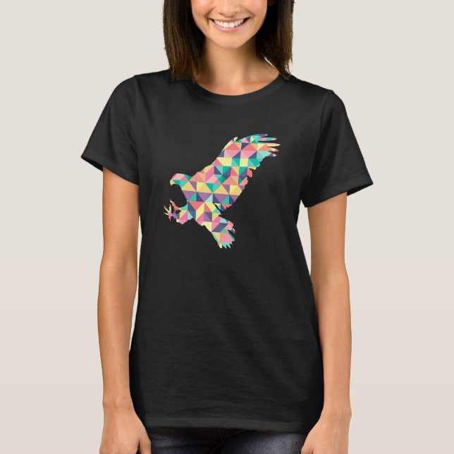 Camiseta Eagle Abstrato Color Summer Hawk (Frente)