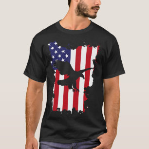 Camiseta Eagle American Flag